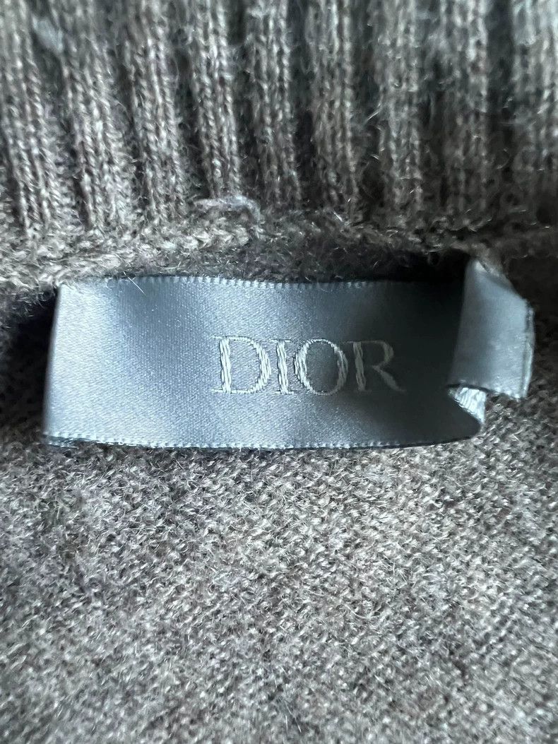 Dior Dior Embroidered Cashmere Knit Sweater Size US L / EU 52-54 / 3 - 3 Thumbnail