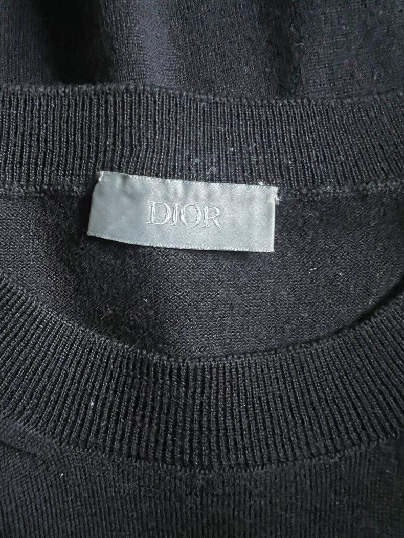 Dior Dior Bee Embroidery Wool Knit Sweater Size US L / EU 52-54 / 3 - 3 Thumbnail