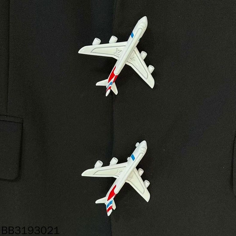 Louis Vuitton Louis Vuitton Airplane Wool Suit Jacket Size US L / EU 52-54 / 3 - 4 Thumbnail