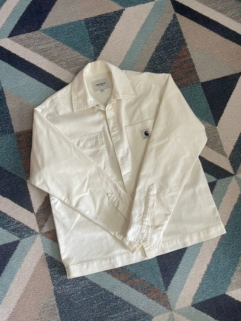 Carhartt Carhartt Denim Jacket in White Color Size US L / EU 52-54 / 3 - 3 Thumbnail