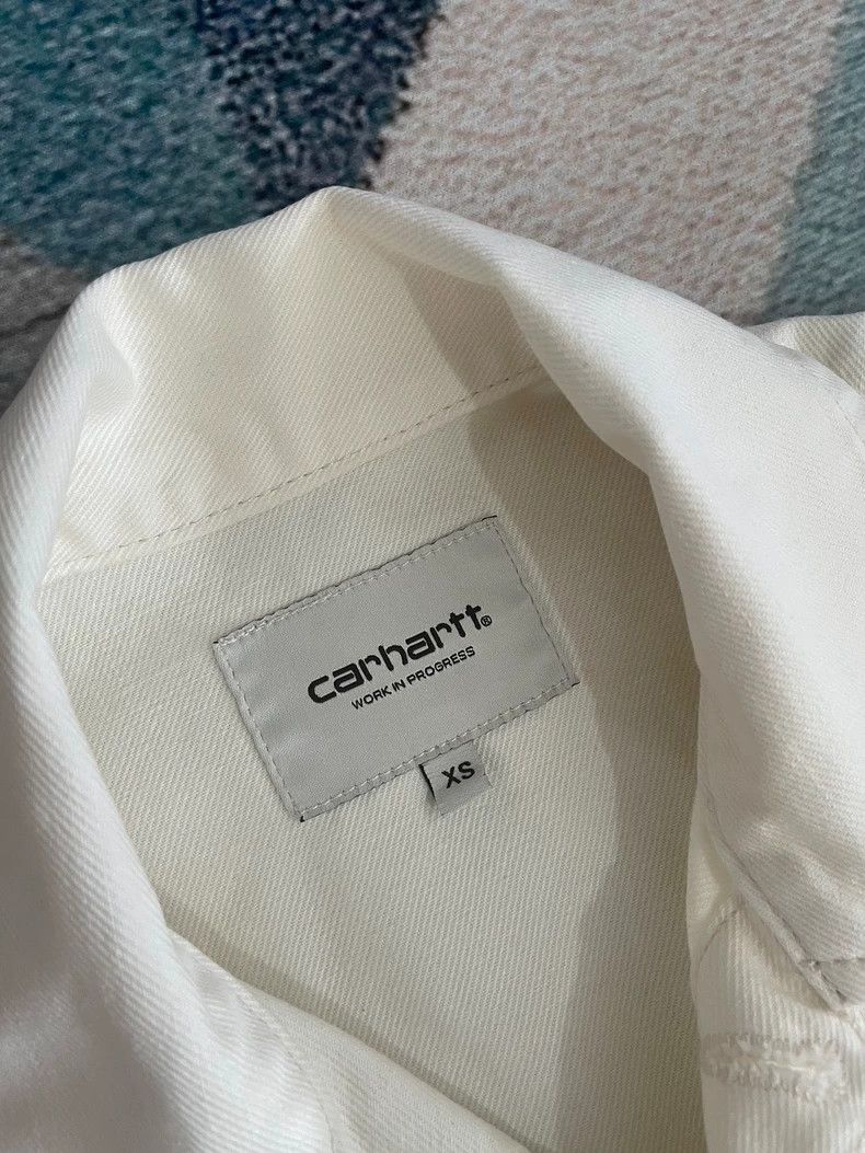 Carhartt Carhartt Denim Jacket in White Color Size US L / EU 52-54 / 3 - 4 Thumbnail