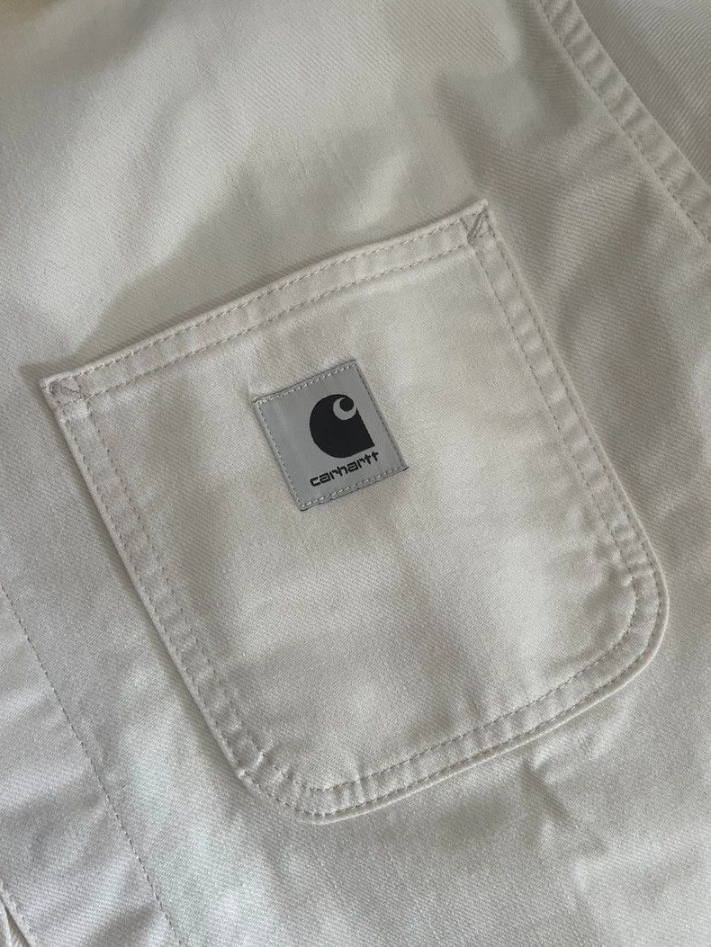 Carhartt Carhartt Denim Jacket in White Color Size US L / EU 52-54 / 3 - 5 Thumbnail