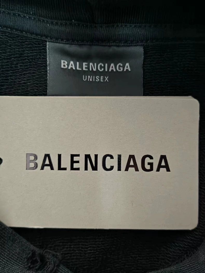 Balenciaga Balenciaga Bitcoin Print Oversized Hoodie Size US XXL / EU 58 / 5 - 5 Thumbnail