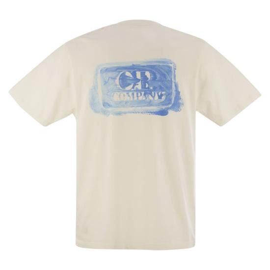 C.P. Company C.P. COMPANY Men Polo Shirts 18CMTS143A WHITE Size US M / EU 48-50 / 2 - 2 Thumbnail