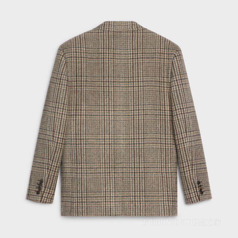 Celine preppy jacket in wool in marron/khaki/craie Size US L / EU 52-54 / 3 - 2 Thumbnail