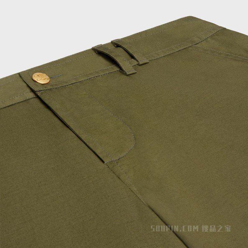 Celine cargo pants in cotton linen Size 25" / US 0 / IT 36 - 3 Thumbnail
