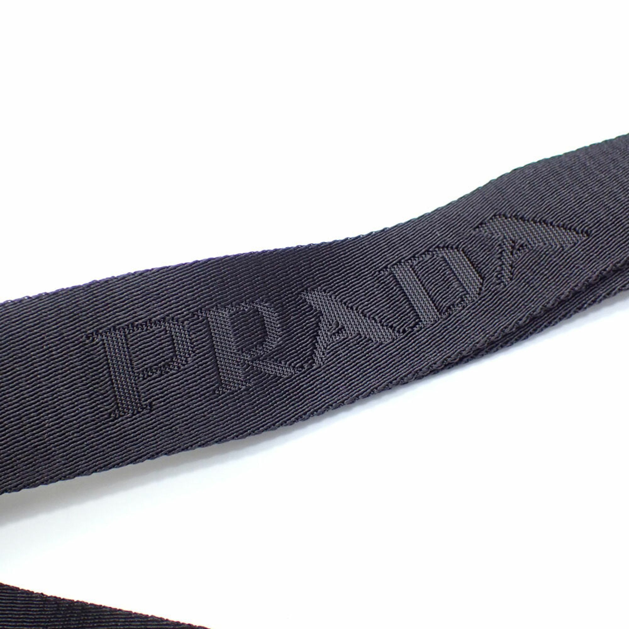 Prada Prada Re-Nylon x Saffiano Leather Shoulder Bag for Men, Black, Recycled Polyamide 2VD070 Size ONE SIZE - 7 Thumbnail