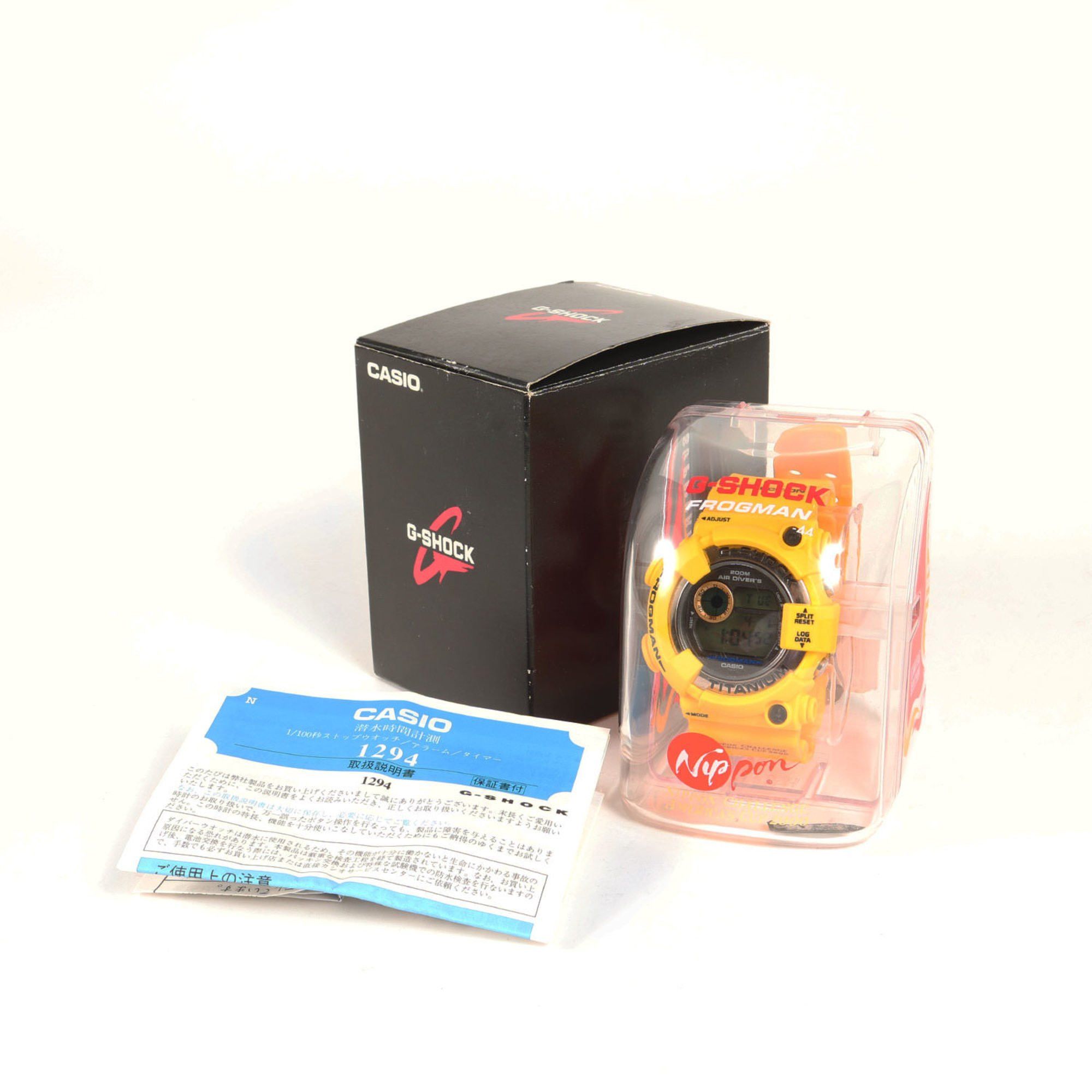 Casio G-SHOCK 90s FROGMAN DW-8200AC-9T America's Cup 2000 Marlin Yellow Frog Watch CASIO Size ONE SIZE - 7 Thumbnail