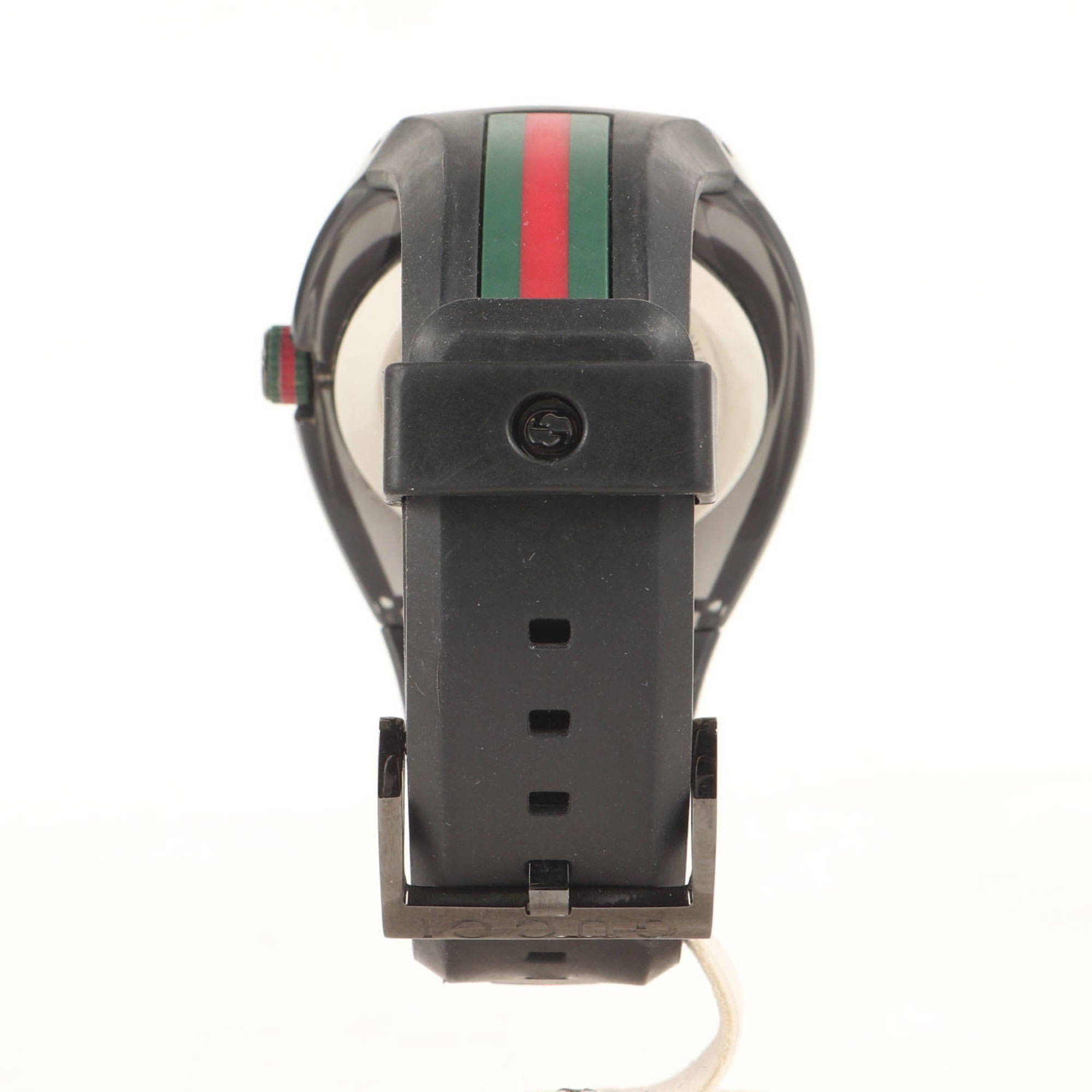 Gucci Gucci Skeleton Analog (SYNC) Sherry Line Rubber Belt Black Size ONE SIZE - 2 Thumbnail