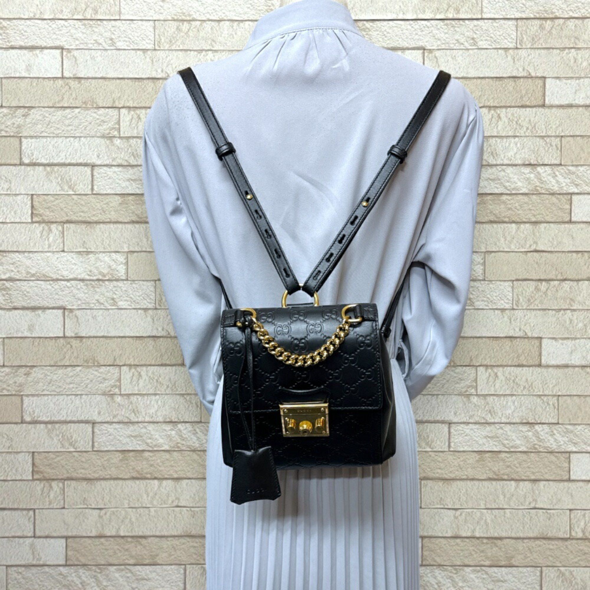 Gucci Gucci Guccissima backpack Size ONE SIZE - 10 Thumbnail