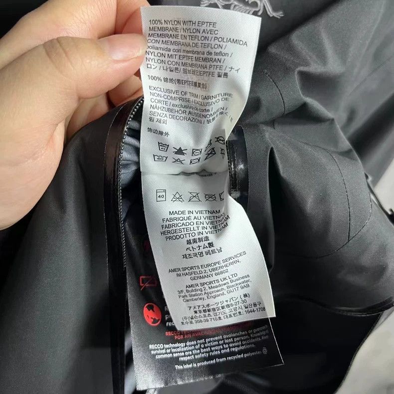 Arc'teryx Arcteryx Black Waterproof Breathable Jacket Size US S / EU 44-46 / 1 - 4 Thumbnail