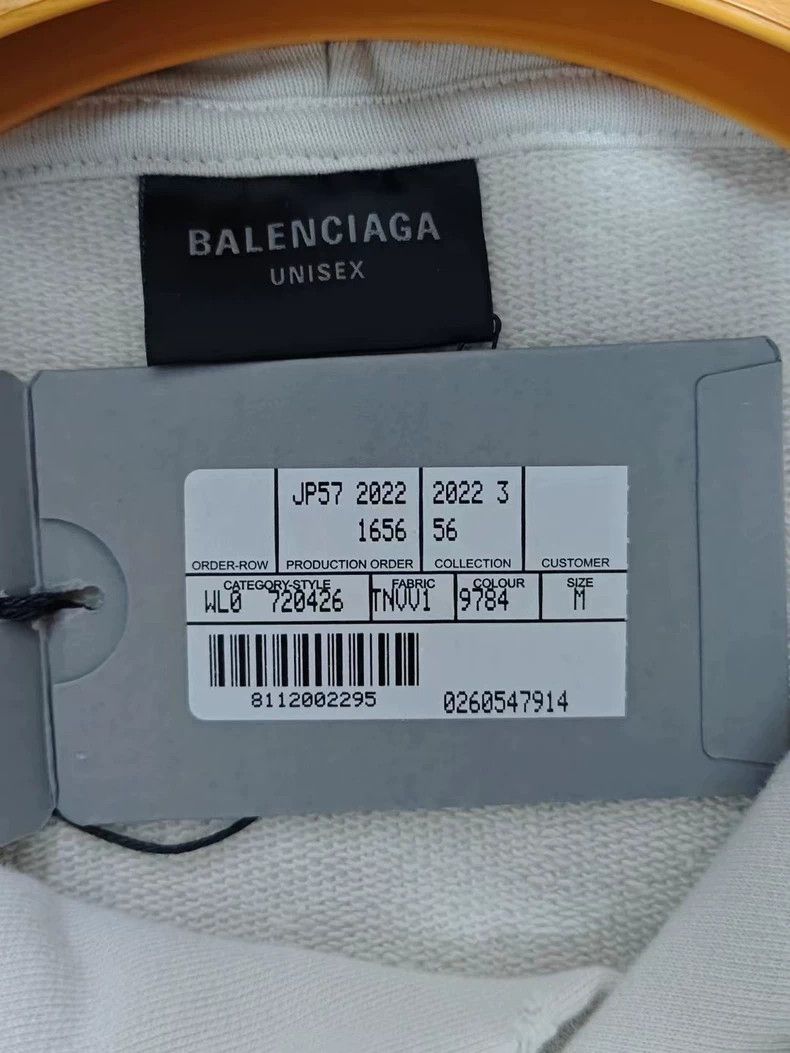 Balenciaga Balenciaga Be Different Hooded Sweatshirt Size US M / EU 48-50 / 2 - 4 Thumbnail