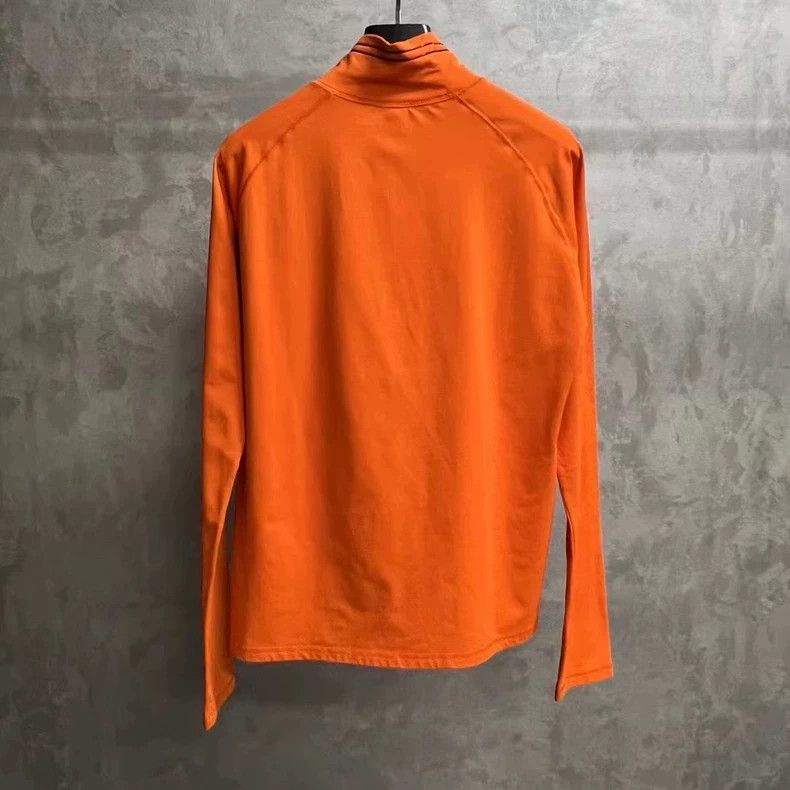 Dior Dior Orange High-Neck Embroidered Logo Sweatshirt Size US L / EU 52-54 / 3 - 2 Thumbnail