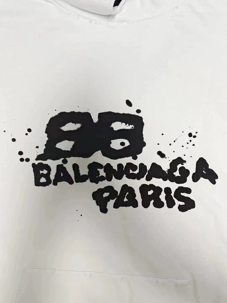 Balenciaga Balenciaga Hoodie with Graffiti Print Size US S / EU 44-46 / 1 - 4 Thumbnail