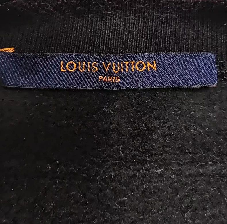 Louis Vuitton Louis Vuitton Embroidered Classic Black Sweatshirt Size US L / EU 52-54 / 3 - 4 Thumbnail