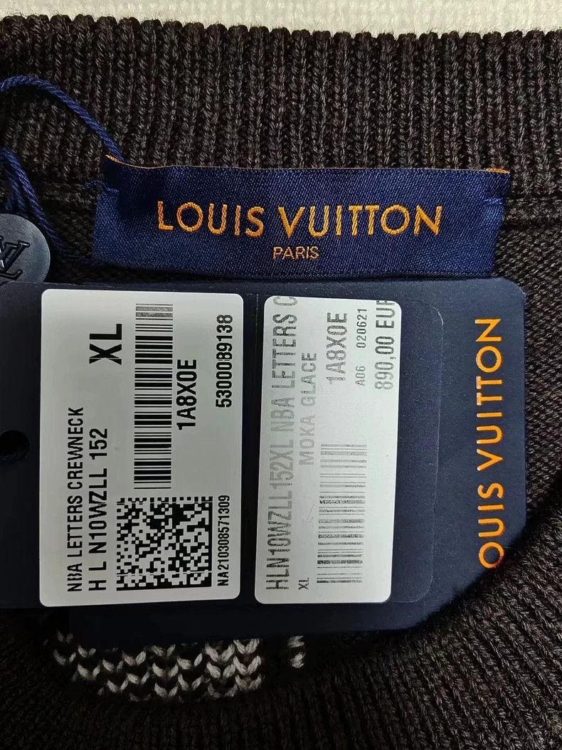 Louis Vuitton Louis Vuitton x NBA Lettered Sweater XL Size US XL / EU 56 / 4 - 4 Thumbnail