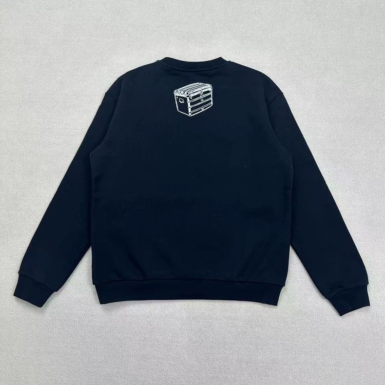 Louis Vuitton Louis Vuitton Hammer Logo Embroidered Sweatshirt Size US XL / EU 56 / 4 - 2 Thumbnail
