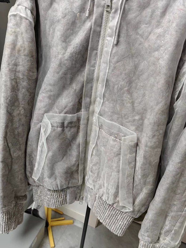 Louis Vuitton Louis Vuitton Grey Cotton Outerwear Jacket Size US L / EU 52-54 / 3 - 3 Thumbnail