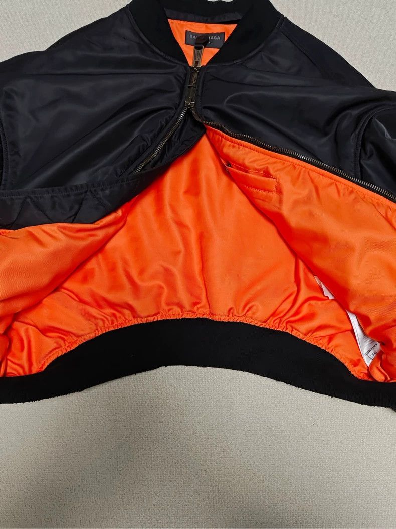 Balenciaga Balenciaga Pilot Nylon Cotton Jacket Black Size US XXS / EU 40 - 3 Thumbnail