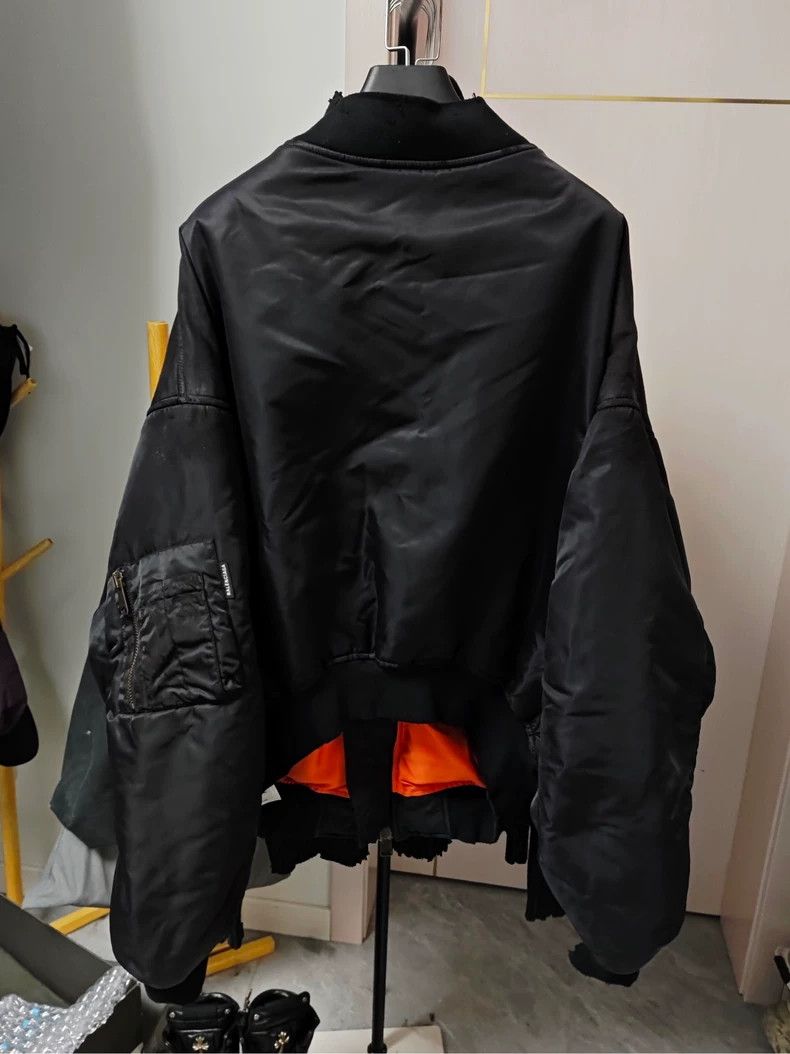 Balenciaga Balenciaga Pilot Nylon Cotton Jacket Black Size US XXS / EU 40 - 2 Thumbnail