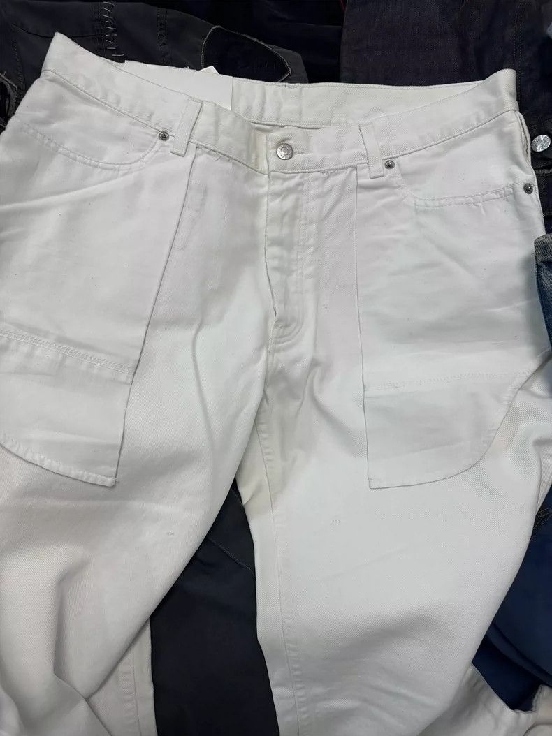 Helmut Lang Helmut Lang White 36 Size Pants Size US 36 / EU 52 - 2 Thumbnail