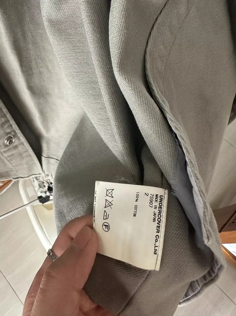 Undercover Undercover Distressed Shirt Jacket Collaboration Size US S / EU 44-46 / 1 - 6 Thumbnail