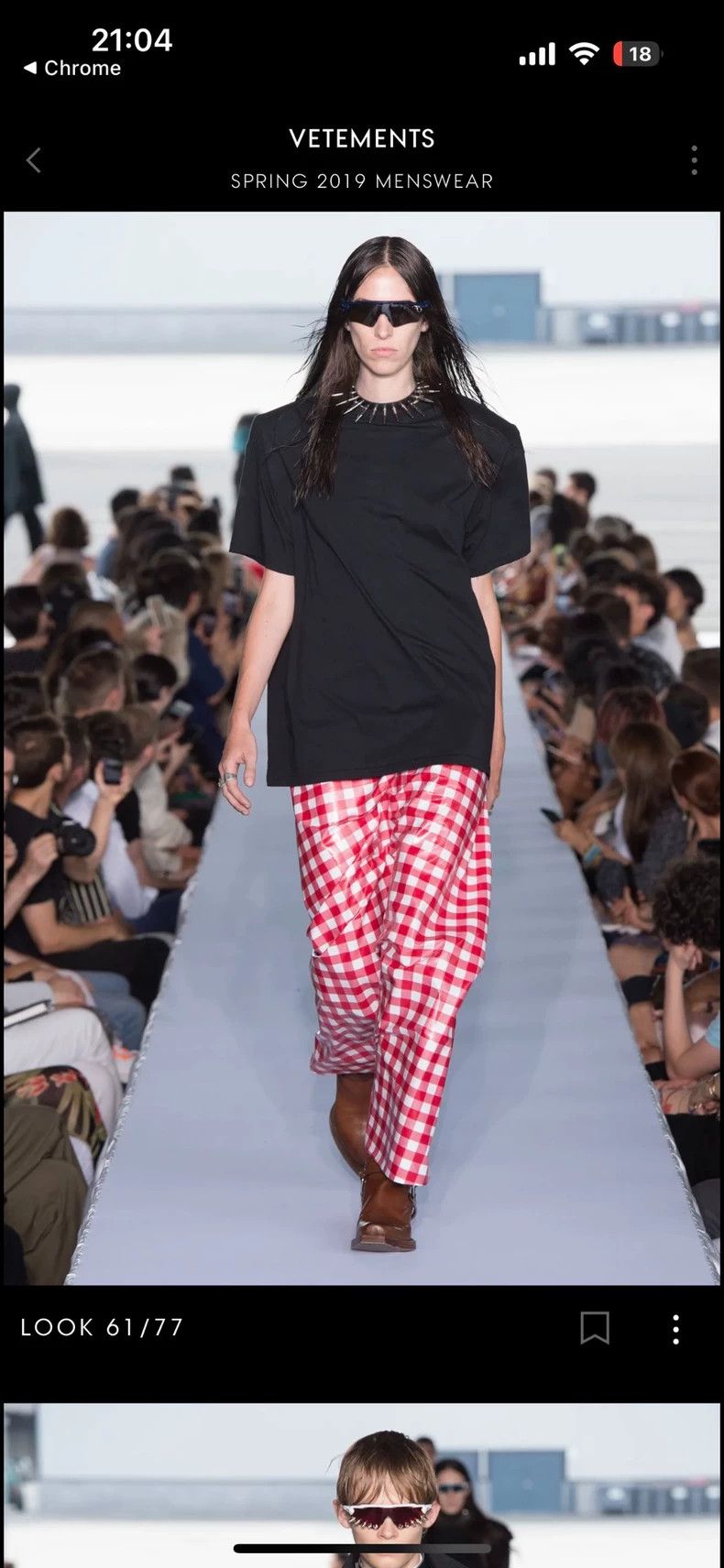 Vetements Vetements 19SS Bullet Choker with Spikes Size ONE SIZE - 6 Thumbnail