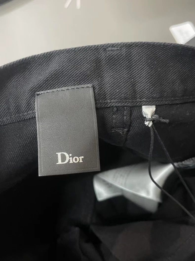 Dior Dior Floral Patch Denim Pants Size 29 Size US 29 - 6 Thumbnail