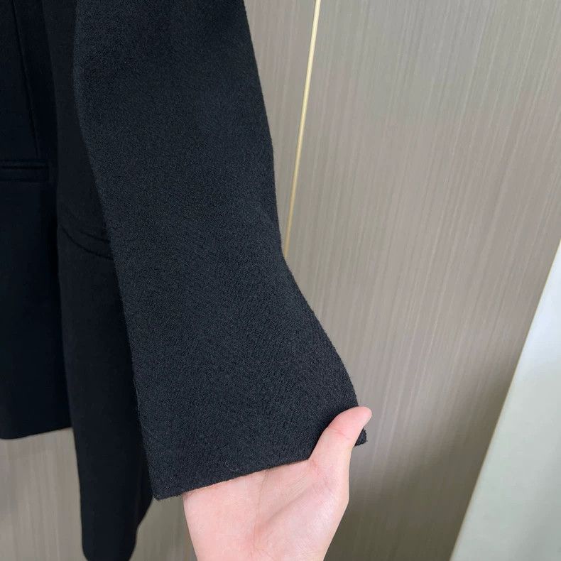 Bottega Veneta Bottega Veneta Black Wool Long Coat Size US L / EU 52-54 / 3 - 5 Thumbnail