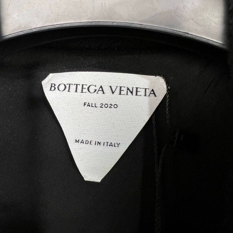 Bottega Veneta Bottega Veneta Black Wool Long Coat Size US L / EU 52-54 / 3 - 6 Thumbnail