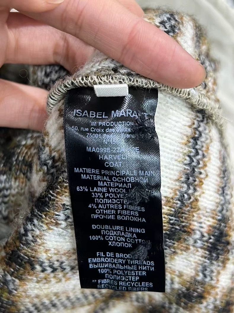 Isabel Marant Isabel Marant Plaid Cashmere Shirt Size US S / EU 44-46 / 1 - 4 Thumbnail