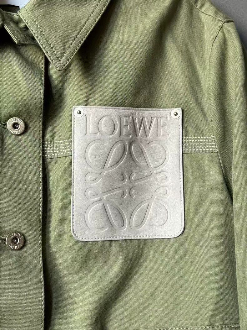 Loewe Loewe Green Jacket with Leather Tag Size US M / EU 48-50 / 2 - 3 Thumbnail