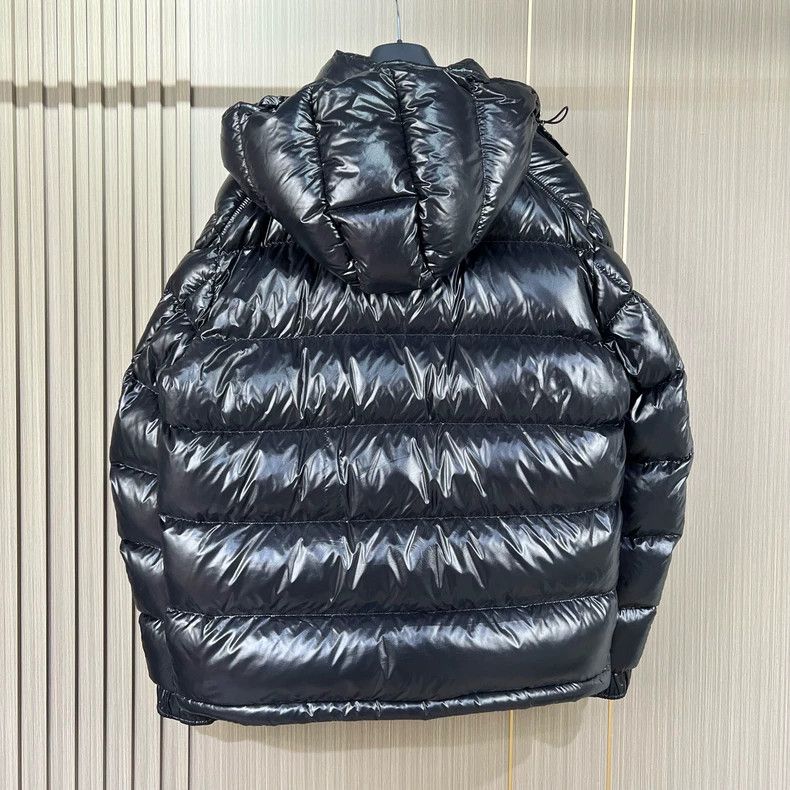 Moncler Moncler Black Maya Embroidered Down Jacket Size US M / EU 48-50 / 2 - 2 Thumbnail