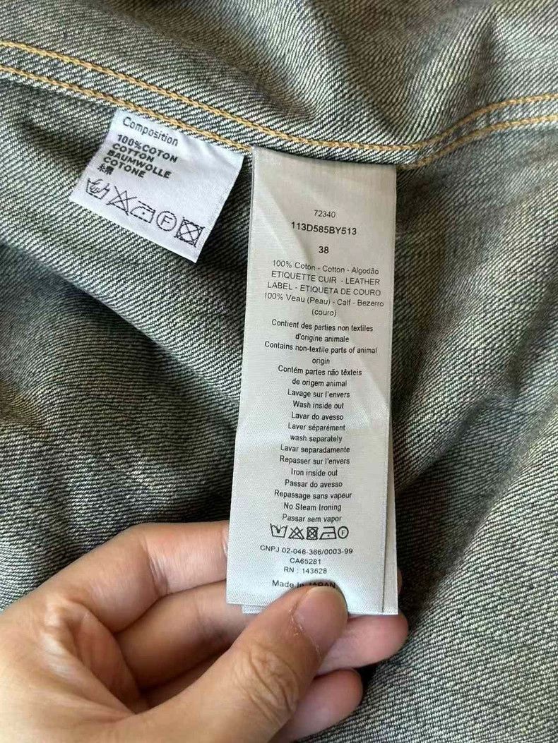 Dior Dior Denim Jacket Size 38 Brand New Size US M / EU 48-50 / 2 - 3 Thumbnail