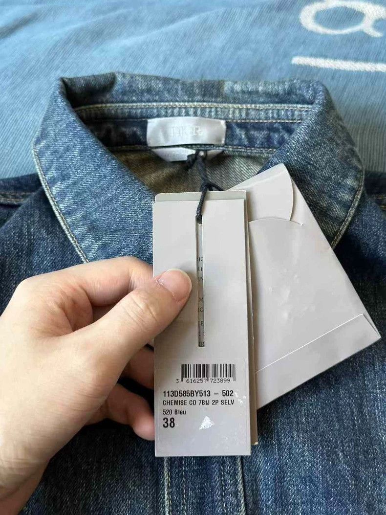 Dior Dior Denim Jacket Size 38 Brand New Size US M / EU 48-50 / 2 - 2 Thumbnail