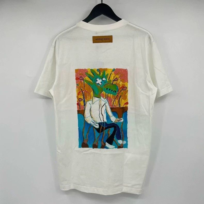 Louis Vuitton Louis Vuitton Graffiti Short Sleeve Shirt Size US L / EU 52-54 / 3 - 2 Thumbnail