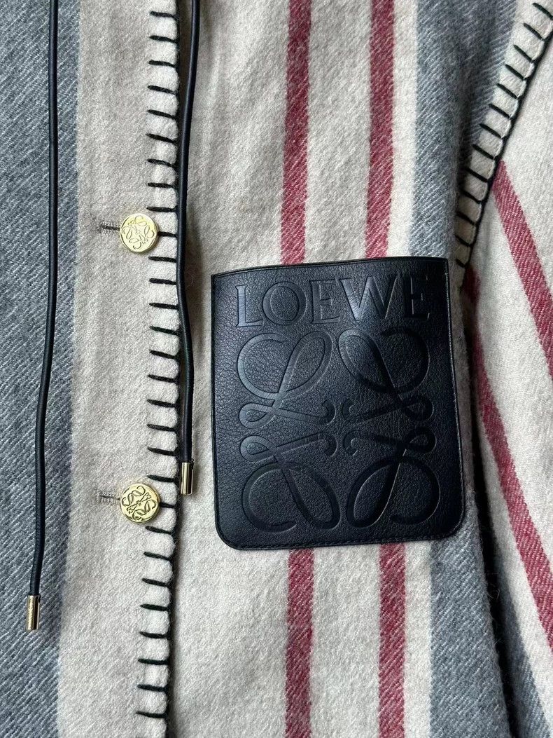 Loewe Loewe Striped Wool Jacket with Pocket Size US S / EU 44-46 / 1 - 3 Thumbnail