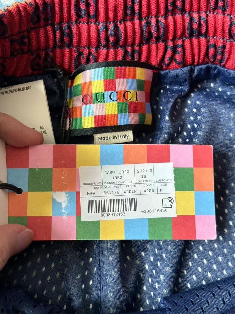 Gucci Gucci Rainbow Print Shorts Size M Size US 29 - 4 Thumbnail