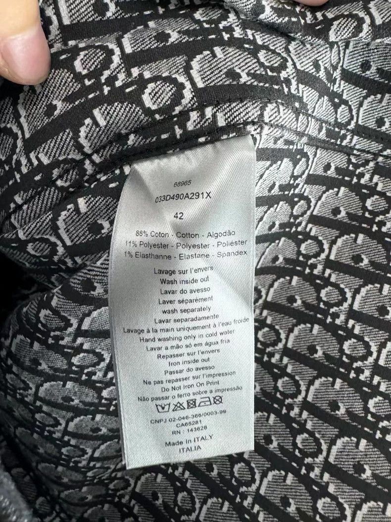 Dior Dior Black Denim Shirt Jacket with Tags Size US L / EU 52-54 / 3 - 5 Thumbnail