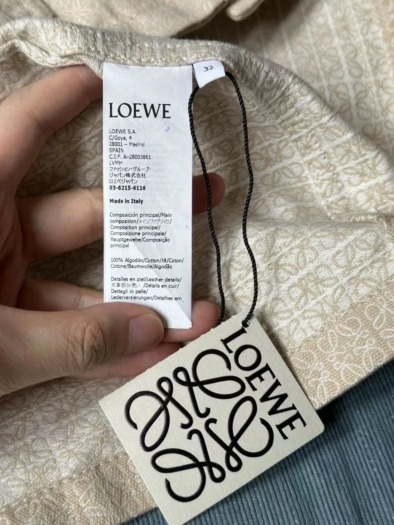 Loewe Loewe Beige Full Print Leather Jacket Size US M / EU 48-50 / 2 - 4 Thumbnail