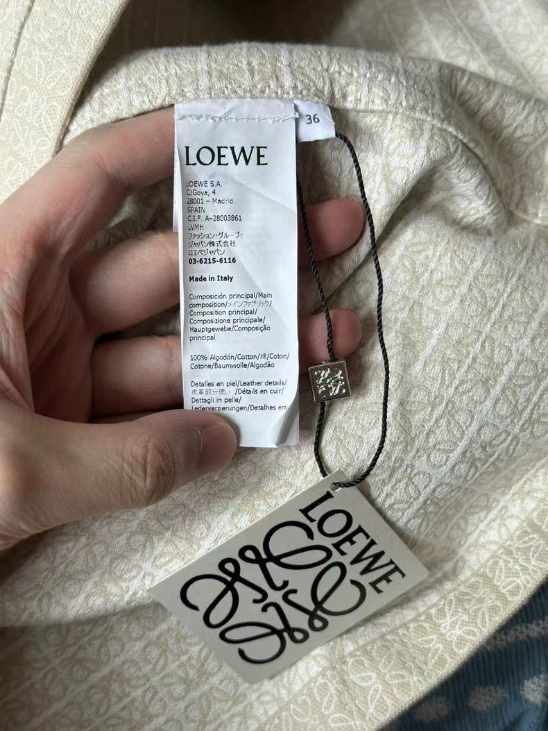 Loewe Loewe Beige Full Print Leather Jacket Size US M / EU 48-50 / 2 - 5 Thumbnail