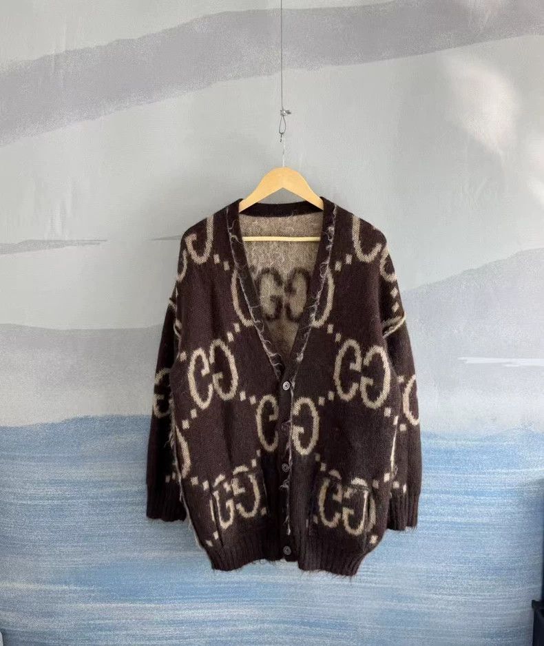 Gucci Gucci Double-Sided Cardigan in Caramel Color Size US S / EU 44-46 / 1 - 4 Thumbnail