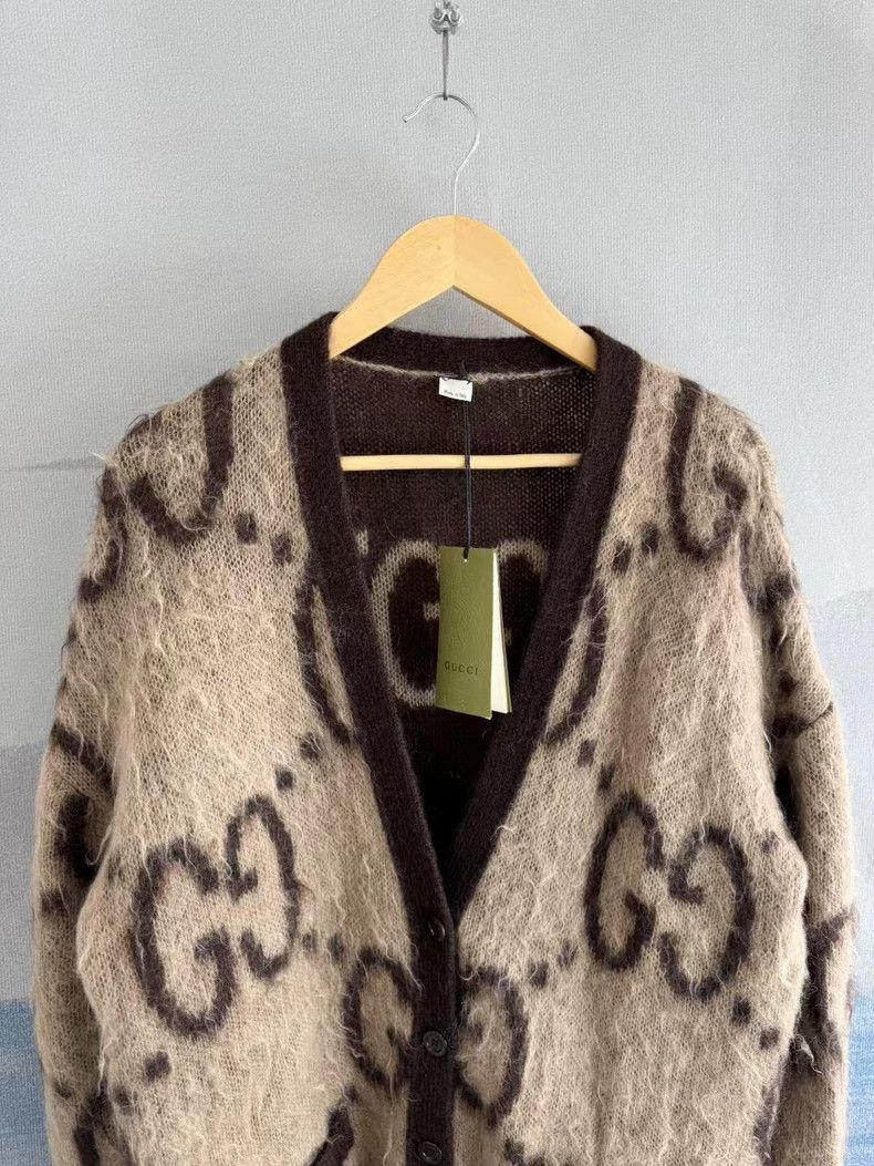 Gucci Gucci Double-Sided Cardigan in Caramel Color Size US S / EU 44-46 / 1 - 2 Thumbnail