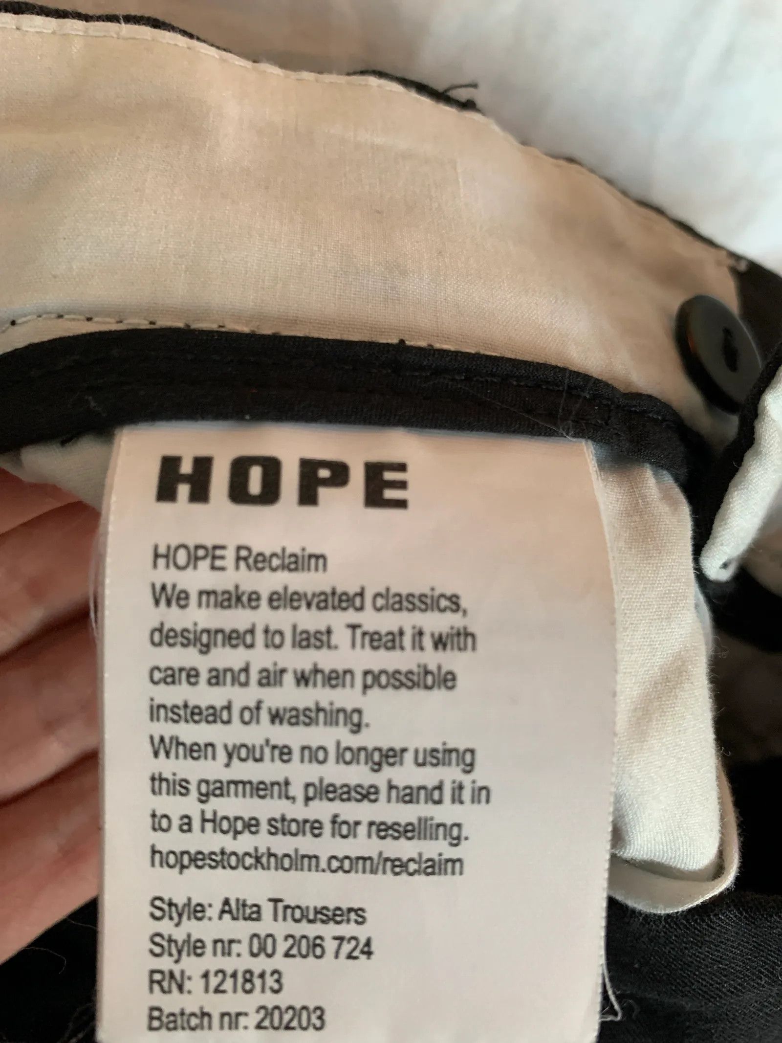 Hope Hope Work Pants Size 26" / US 2 / IT 38 - 2 Thumbnail