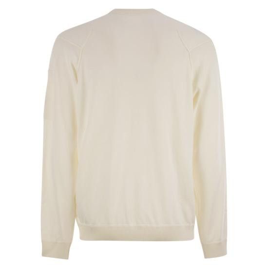 C.P. Company C.P. COMPANY Men Sweater 18CMKN026A WHITE Size US XL / EU 56 / 4 - 2 Thumbnail