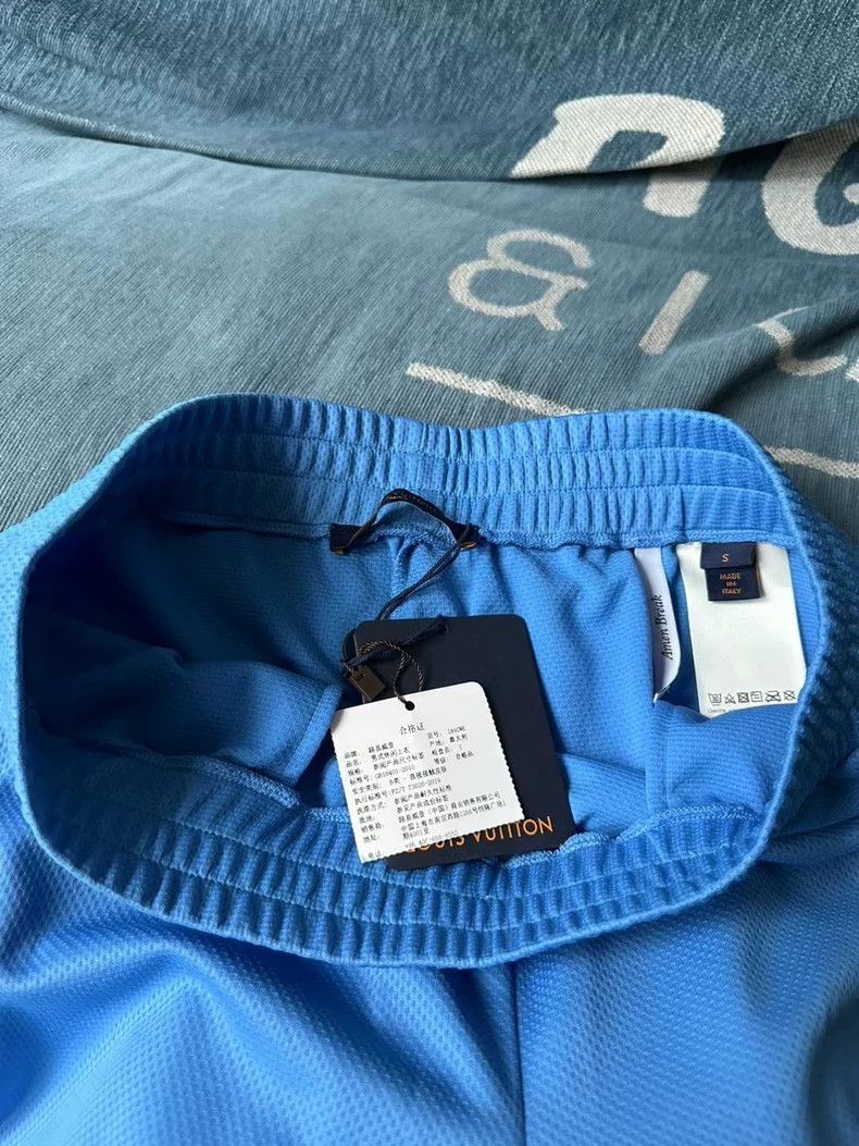 Louis Vuitton Louis Vuitton Blue Sport Shorts Size S Size US 27 - 3 Thumbnail