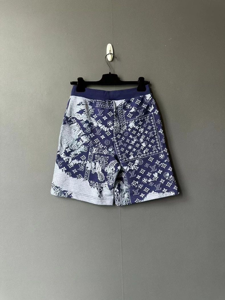 Louis Vuitton Louis Vuitton Blue Knitted Shorts Size S Size US 28 / EU 44 - 2 Thumbnail