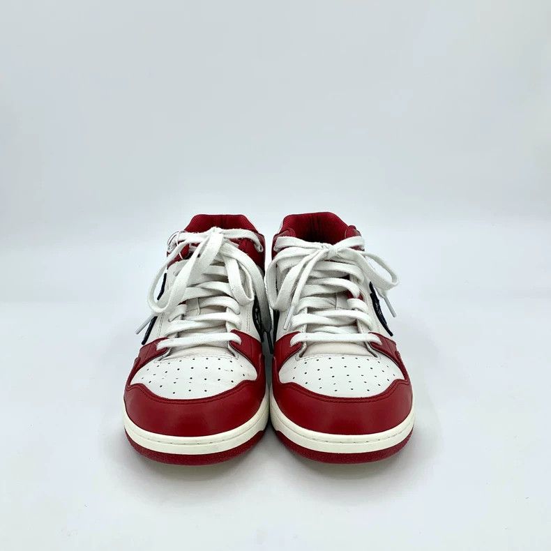 Dior Dior Red CD Embroidered Casual Sneakers Size US 10.5 / EU 43-44 - 3 Thumbnail