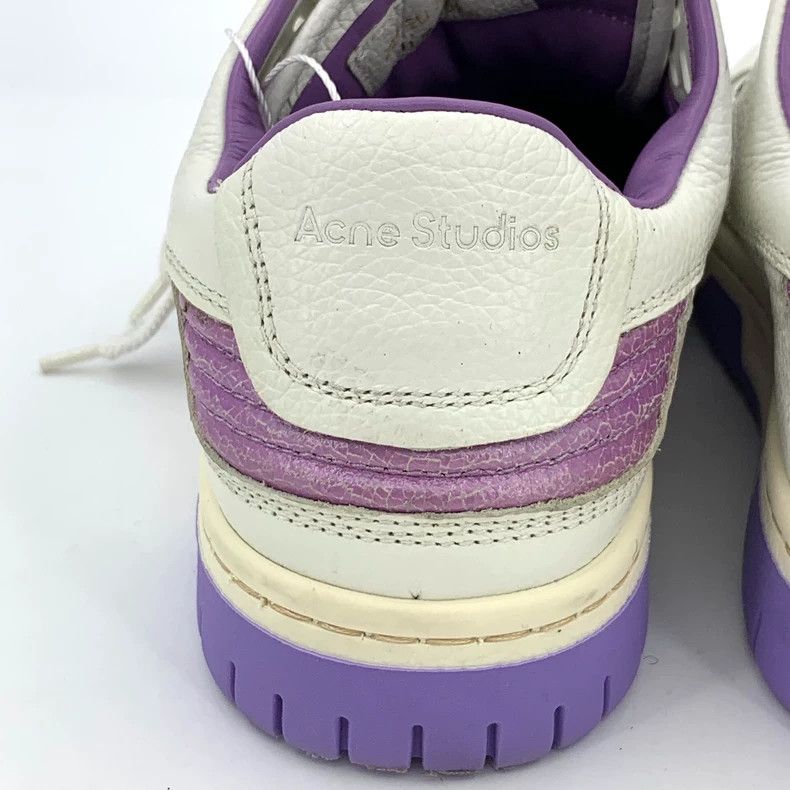 Acne Studios Acne Studios Casual Sneaker White Purple Accents Size US 5.5 / EU 38 - 9 Thumbnail