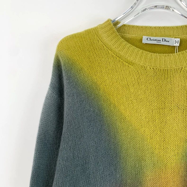 Dior Christian Dior Colorful Cashmere Knit Sweater Size US XS / EU 42 / 0 - 3 Thumbnail